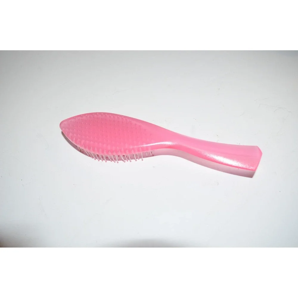 Estee Lauder Ball Tipped Small Travel Purse Plastic Hair Brush pink 7